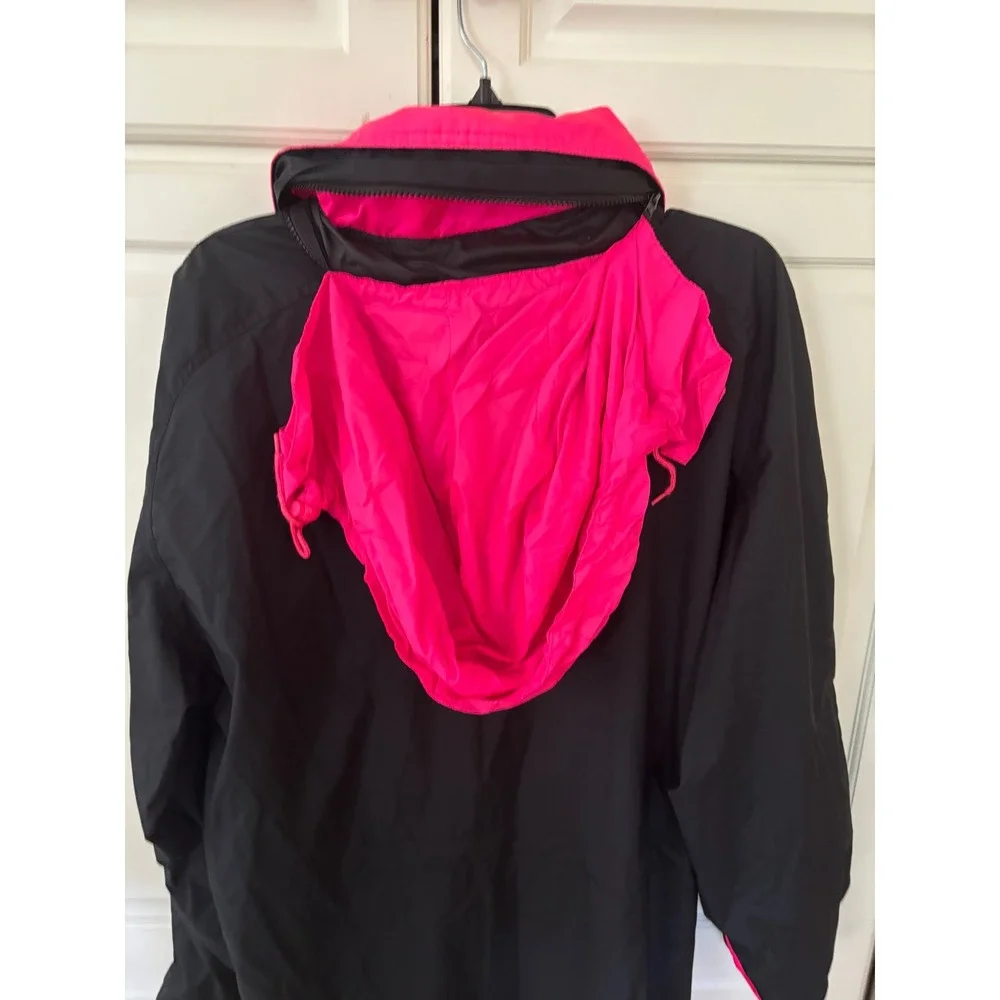 Vintage Cold‎ Storage Black Neon Windbreaker Jacket Unisex M could fit large